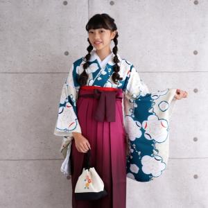 袴 小学生 女の子 ハーフ成人式 1/2成人式 袴75cm 10歳 袴＋着物＋
