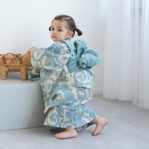 浴衣 子供 女の子 セット （浴衣 帯 下駄）古典柄 レトロ 浴衣セット 白 赤 黄 紺 古典柄 注染 綿100％ アンティーク図案 100 110 120 130 utatane