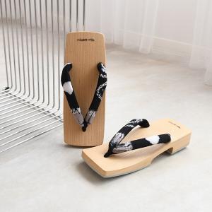 下駄 メンズ 浴衣 男性 LLサイズ 約25.5〜27.0cm ニコアンティーク 高級桐下駄 有松絞り鼻緒 右近 白木 紳士 男下駄 大きい 日本製 下駄単品