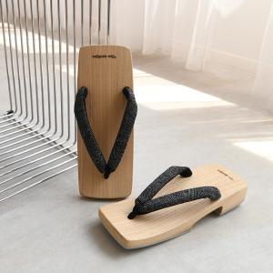 下駄 メンズ 浴衣 男性 LLサイズ 約25.5〜27.0cm ニコアンティーク 高級桐下駄 青海波 右近 白木 紳士 男下駄 大きい 日本製 下駄単品