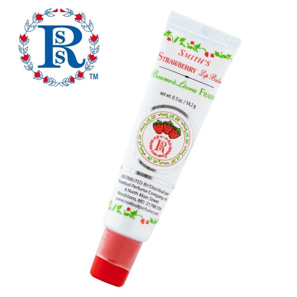ローズバッド ストロベリー リップバーム チューブタイプ 15ml ローズバット バーム リップクリ...