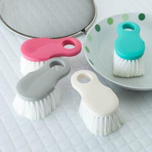 ナチハマ キッチンブラシ 野菜洗う ブラシ ゴムの力 ゴム加工 洗剤のいらない ザル洗い 鍋洗い 食器洗い 野菜の泥落とし エポクリン