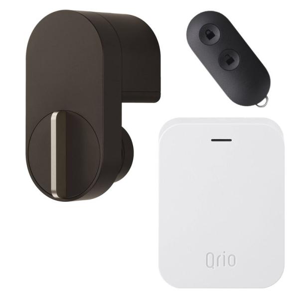 スマートホーム Qrio Lock(Brown)・Qrio Hub・Key Sセット スマホでカギを...