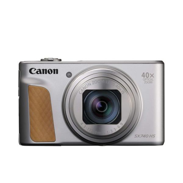 デジタルカメラ Canon コンパクトデジタルカメラ PowerShot SX740 HS シルバー...