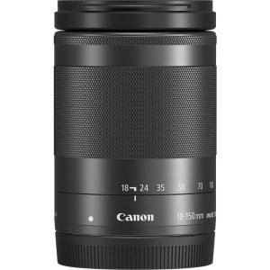 カメラレンズ Canon 望遠ズームレンズ EF-M18-150mm F3.5-6.3 IS STM ミラーレス専用 グラファイト EF-M18-150I｜utilityfactory