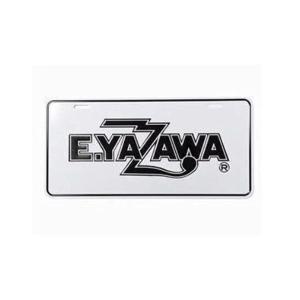 矢沢永吉（EIKICHI YAZAWA）ナンバープレート(ロゴ) ホワイト/ブラック