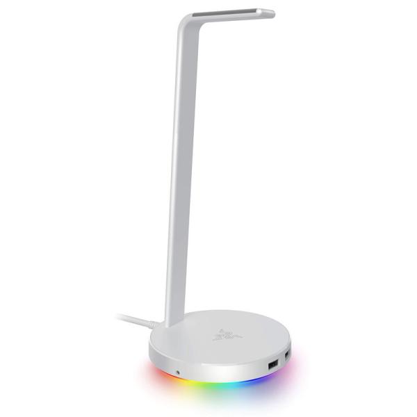 Razer Base Station V2 Chroma Mercury White ヘッドホンスタ...