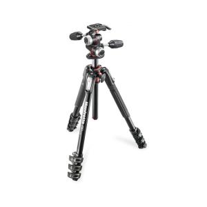 カメラ用三脚 アルミ 4段 カメラ三脚 Manfrotto プロ三脚 190シリーズ + RC2付3Way雲台キット MK190XPRO4-3W｜utilityfactory