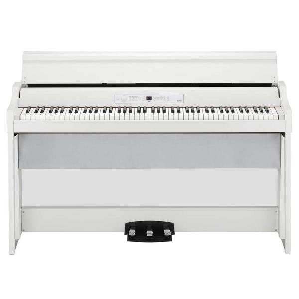 KORG 電子ピアノ G1B AIR WHITE ホワイト 演奏記録機能付き ペダル付属 同音連打可...