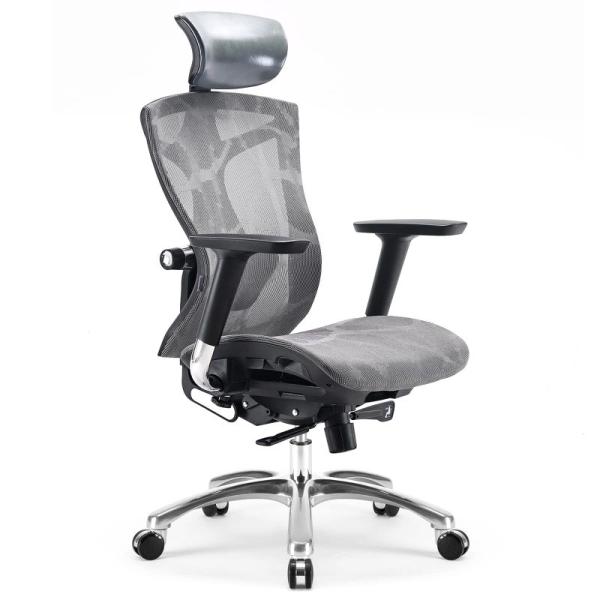 SIHOO V1 オフィスチェア 椅子 メッシュチェア 「4Dアームレスト＆5段階調整背もたれ＆5段...