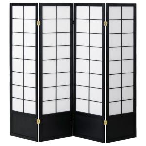 Fuyutu パーテーション 4連 間仕切り 和風衝立 高さ150/178cm