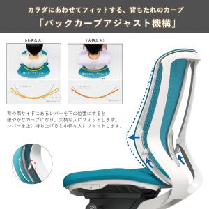 オカムラ オフィスチェア 完成品 組立不要 シ...の詳細画像3