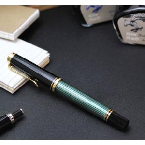 ペリカン スーベレーン M400万年筆緑縞 B...の詳細画像4