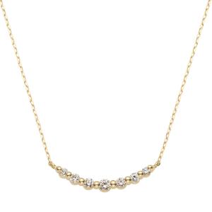 公式ヴイエー ヴァンドーム青山 ネックレス K18イエローゴールド ダイヤモンド 0.15ct スリール GGVN008440DI｜utilityfactory