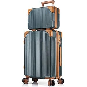 Xindzy 旅行出張 スーツケース 親子セット 化粧ケース キャリーケース 機内持込 ファスナー キャリーバッグ 超軽