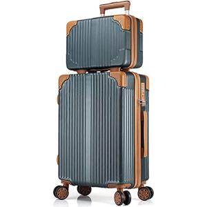 Xindzy 旅行出張 スーツケース 親子セット 化粧ケース キャリーケース 機内持込 ファスナー キャリーバッグ 超軽