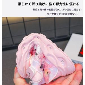 光る靴 クロミちゃん風 運動靴 女の子 子供 ...の詳細画像5