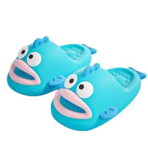 ハンギョドン スリッパ 夏用 ルームシューズ メンズ レディース滑り止め 前開き 通気 柔らかい 歩きやすい かわいい サンダル お風呂 室内履き ベランダ 浴室