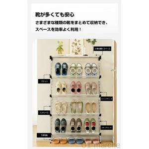 シューズラック 斜め置き 省スペース設計 超薄...の詳細画像3