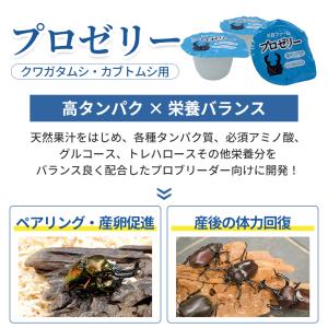 昆虫ゼリー プロゼリー 18g ワイド型 10...の詳細画像2