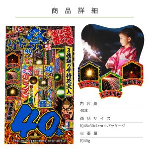 稲垣屋 手持ち花火セット どっさり花火祭L 4...の詳細画像1