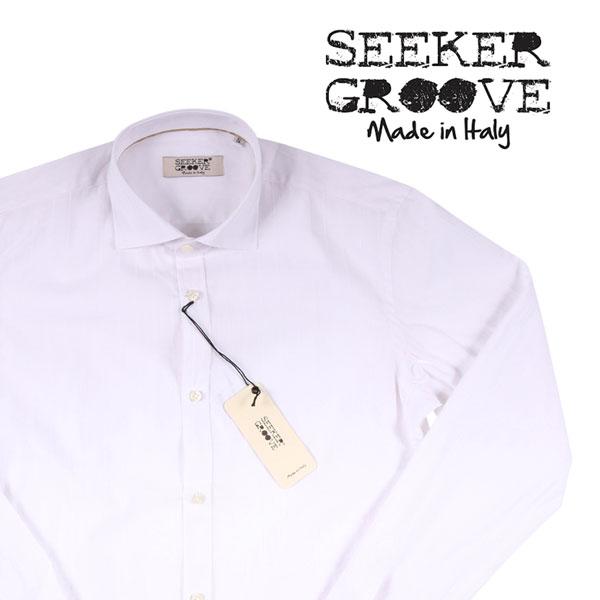 SEEKER GROOVE （シーカーグルーブ） 長袖シャツ NARDO ホワイト S 21028 ...