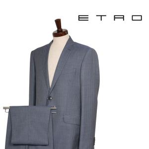 ETRO（エトロ） スーツ 1215 グレー x ホワイト 52 【A21723】｜utsubostock