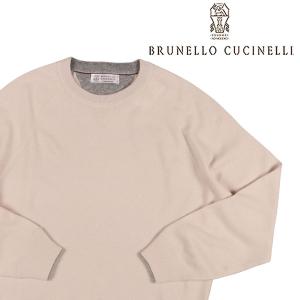 BRUNELLO CUCINELLI（ブルネロクチネリ） 丸首セーター M3609218 ベージュ 48 22233be 【W22235】｜utsubostock