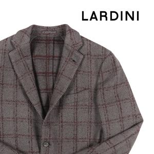 LARDINI（ラルディーニ） ジャケット IA320AQ-11 グレー x ブラウン 48 【W22563】｜utsubostock