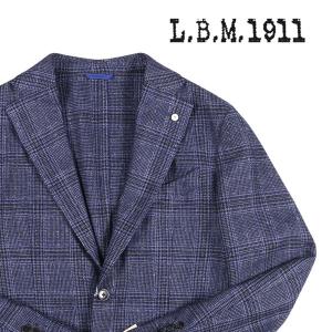 L.B.M.1911（エルビーエム） ジャケット 2887 ブルー x ブラック 48 【W22571】｜utsubostock