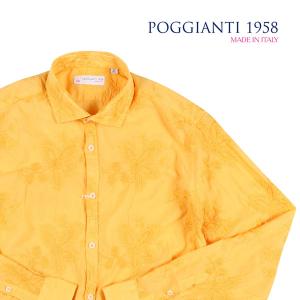 POGGIANTI 1958（ポジャンティ 1958） 長袖シャツ 9.6E+22 イエロー 41 22677yl 【A22680】｜utsubostock