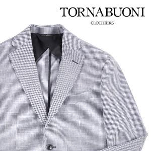 TORNABUONI（トルナブォーニ） ジャケット 24013 ホワイト x ネイビー 48 22755 【S22757】｜utsubostock