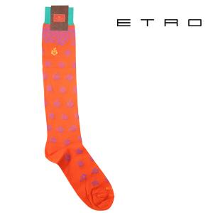 ETRO（エトロ） ソックス 1T840-750 オレンジ 23022or 【A23024】｜utsubostock