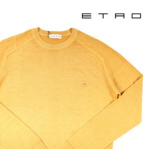 ETRO（エトロ） 丸首セーター 1M500 イエロー S 23036 【A23036】｜utsubostock