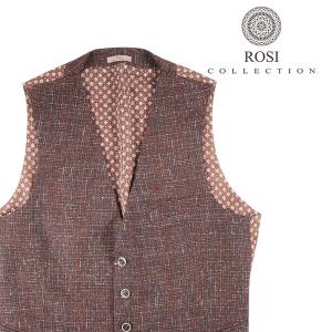 ROSI COLLECTION（ロージコレクション） ジレ BENNY dis.11 ブラウン 48 23323 【W23324】｜utsubostock