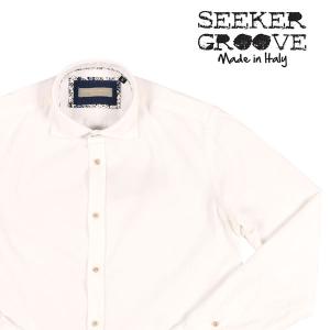 SEEKER GROOVE（シーカーグルーブ） 長袖シャツ 440/H ホワイト L 23391wh 【W23398】｜utsubostock