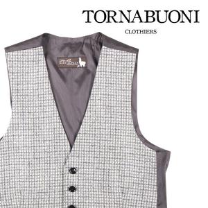 Tornabuoni（トルナブォーニ） ジレ 25229 ライトグレー x ネイビー 44 23499gy 【W23499】｜utsubostock