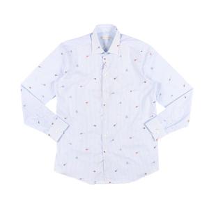 ETRO（エトロ） 長袖シャツ 1K094 ワインレッドxマルチカラー 42 25202