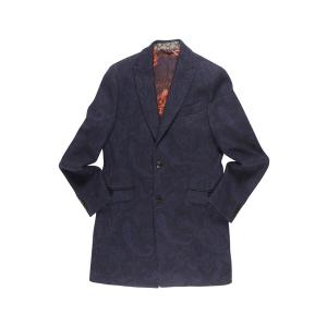 ETRO（エトロ） 【Winter Sale 20%OFF】 コート 1C814/8439 ネイビー