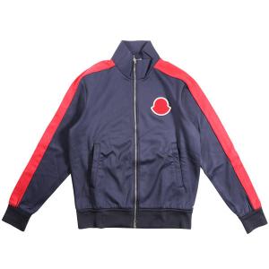 MONCLER（モンクレール） ブルゾン MAGLIA CARDIGAN ネイビー x レッド XXL 25398 【A25400】｜utsubostock