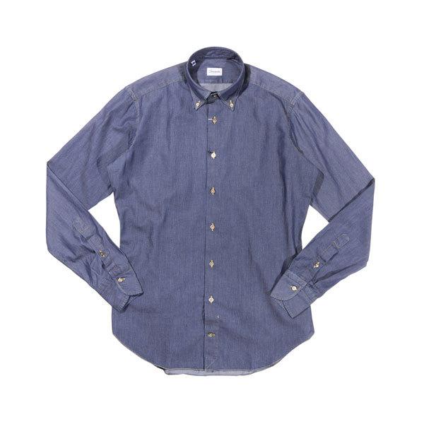 Drumohr （ドルモア） デニムシャツ DS025SI2 ネイビー 42 27429 【A274...