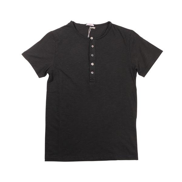 IMPERIAL（インペリアル） ヘンリーネック半袖Tシャツ T6407E144 ブラック S 27...