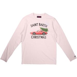 Saint Barth（セントバース） Uネック長袖Tシャツ BARTH XMAS 11 29139｜utsubostock