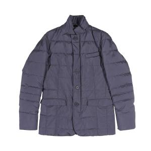 HERNO（ヘルノ） ショールカラー ダウンジレ ベスト メンズ ネイビー