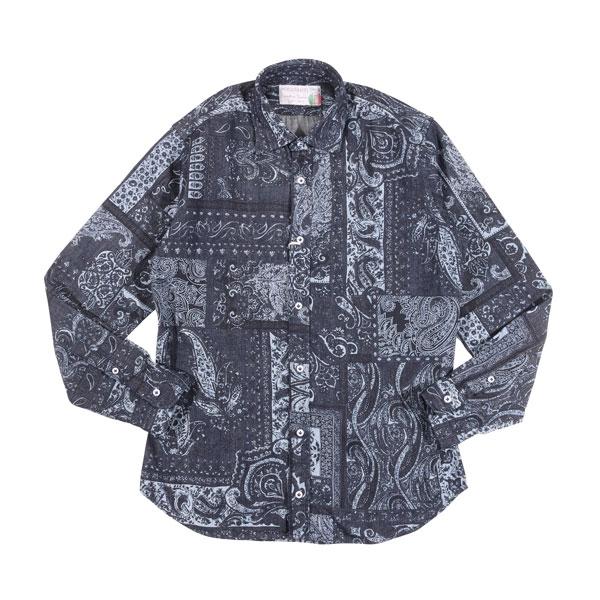 POGGIANTI 1958 （ポジャンティ 1958） デニムシャツ MURLO ネイビー 39 ...