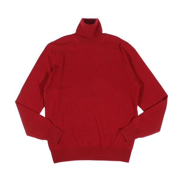 BALLANTYNE（バランタイン） タートルネックセーター T NECK PULLOVER レッド...