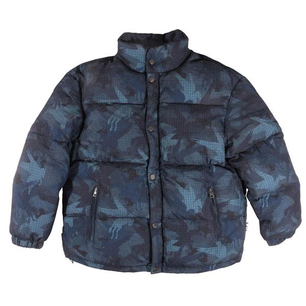 ETRO （エトロ） ダウンジャケット U22 1S552 0351 ネイビーxマルチカラー XL ...