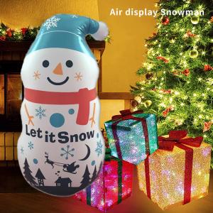 エアーディスプレイアーチ サンタ＆スノーマン クリスマス