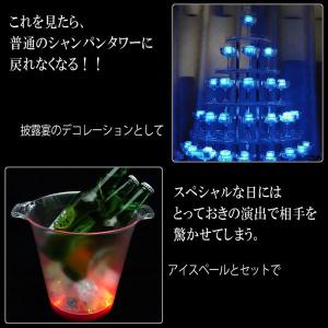 光る氷 LED ライト防水 感知型 溶けない氷...の詳細画像1