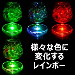 光るコースター 直径10cm 厚み8mm 円形...の詳細画像1